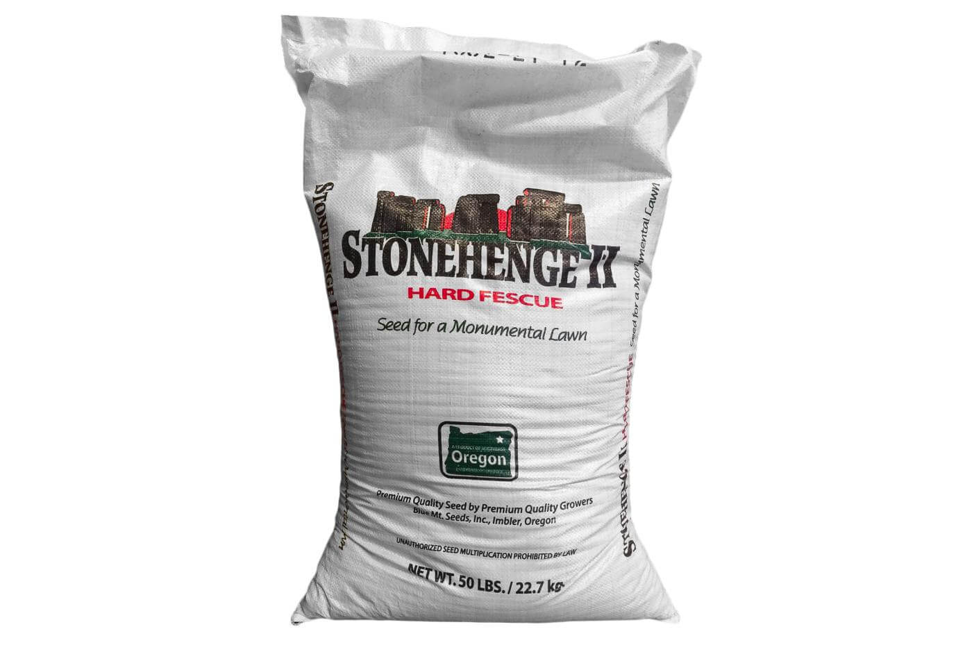 Stonehenge II Hard Fescue seed bag
